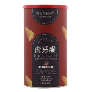 唯美米粒方酱汁牛肉味虎牙脆