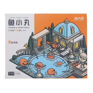 海大厨鱼小丸三文鱼芹菜汤丸