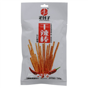 君仔干辣棒调味面制品
