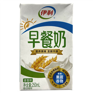 伊利麦香味伊利早餐奶