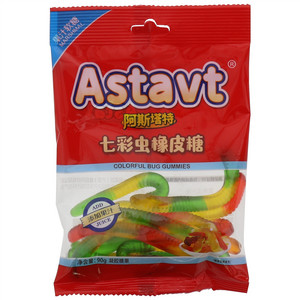 Astavt阿斯塔特七彩虫橡皮糖