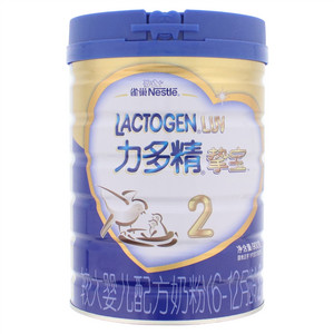 雀巢Nestlē力多精挚宝较大婴儿配方奶粉（6-12月龄，2段）