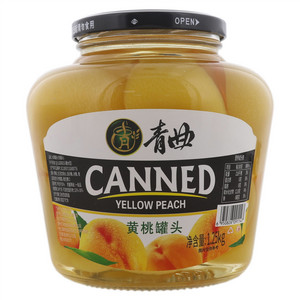 青曲水果罐头（桃罐头）