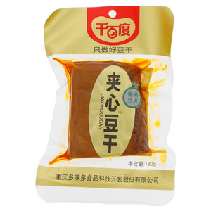 千百度夹心豆干