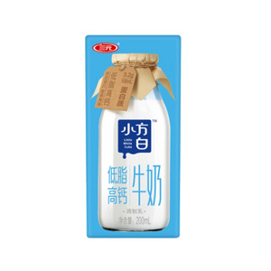 三元小方白低脂高钙纯牛奶