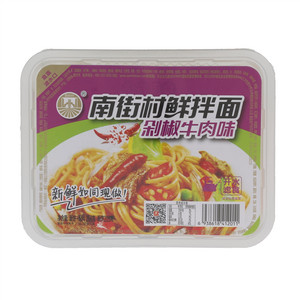 南街村剁椒牛肉味南街村鲜拌面