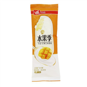 粤宝水果季牛奶+芒果口味雪糕