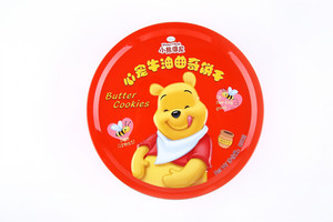 滨崎迪士尼小熊维尼心宠牛油曲奇饼干238g