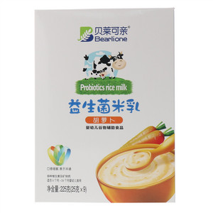 贝莱可亲胡萝卜益生菌米乳