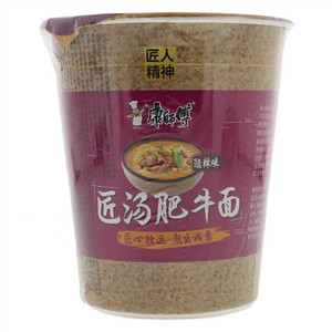 康师傅匠汤肥牛面(酸辣味)方便面
