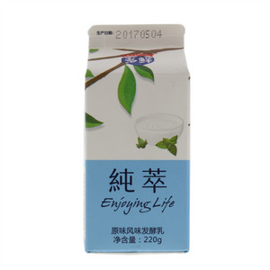 东方多鲜庄园多鲜纯萃原味风味发酵乳220g