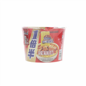 康师傅1倍半红烧牛肉桶面