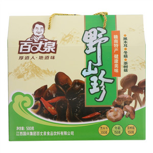 百丈泉野山珍/黑木耳/冬菇/茶树菇