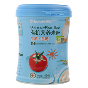 聪贝乐胡萝卜番茄有机营养米粉