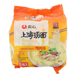 农心上海汤面鸡肉味煮面（五包入）