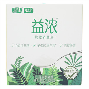 君乐宝开啡尔益浓原味巴氏杀菌热处理风味发酵乳