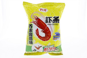四洲芥末海苔味虾条