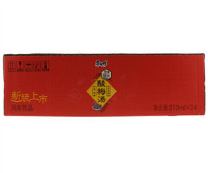康师傅传世清饮酸梅汤 风味饮品310ml×24
