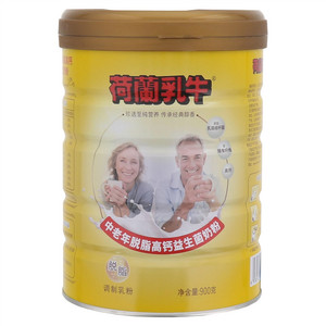 荷兰乳牛脱脂高钙益生菌奶粉900g听装