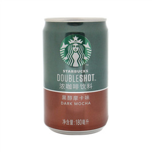 Starbucks 星巴克倍醇黑醇摩卡味浓咖啡饮料