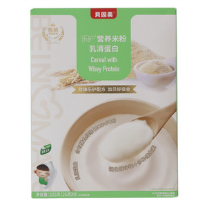 貝因美乐护乳清蛋白营养米粉