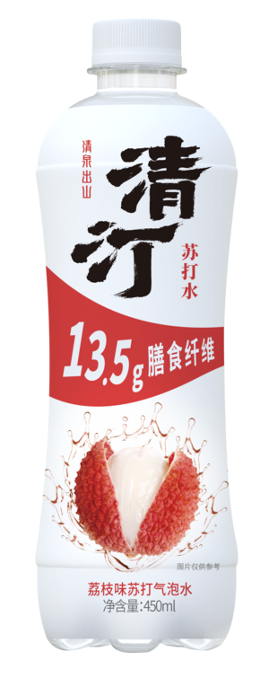 清汀荔枝味苏打气泡水