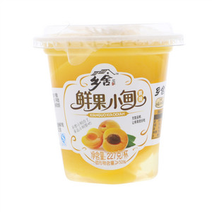 乡舍鲜果小甸黄桃果肉227克/杯