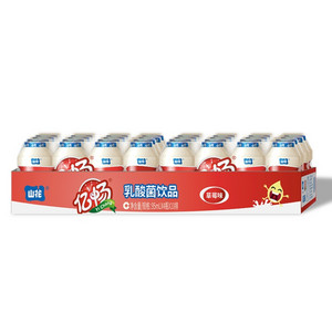 山花亿畅乳酸菌饮品（草莓味）（95ml*4瓶*10排）