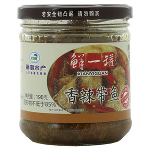 新海水产鲜一罐香辣带鱼