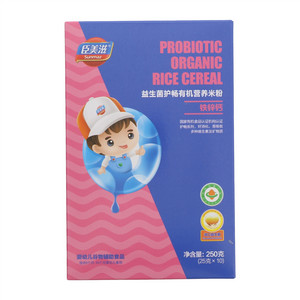 臣美滋铁锌钙益生菌护畅有机营养米粉