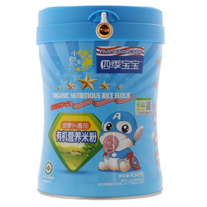 四季宝宝胡萝卜番茄有机营养米粉