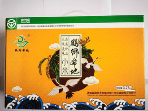 鶴郷希地小米    750g/袋    纯绿色食品，口感润滑，米油醇厚