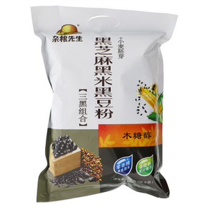 杂粮先生三黑组合黑芝麻黑米黑豆粉