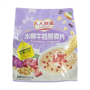 水果牛奶燕麦片（紫薯山药）