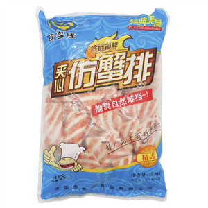 食客隆夹心仿蟹排(速冻生制)
