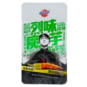 蜡笔小新爆哮泡椒味魔芋淀粉制品