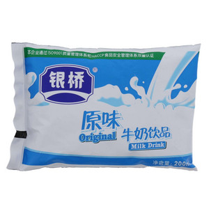 银桥原味酸牛奶饮品