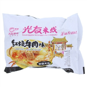 光友红烧牛肉味砂锅米线