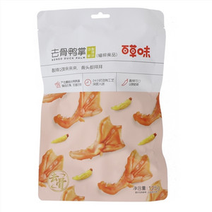 百草味泡椒酸辣味去骨鸭掌