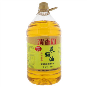 渭香园100%鲜榨原香菜籽油