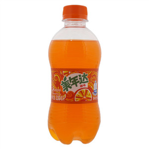 美年达橙味果味型汽水
