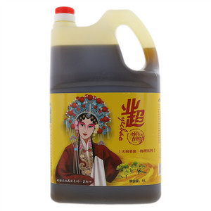 业超脸谱文化花旦系列炒香压榨菜籽油