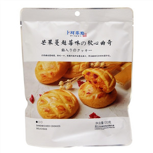 卜珂零点芒果蔓越莓味软心曲奇