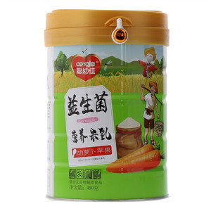 聪幼佳胡萝卜苹果益生菌营养米乳