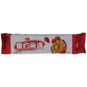 顶丰草莓味果酱夹心饼干