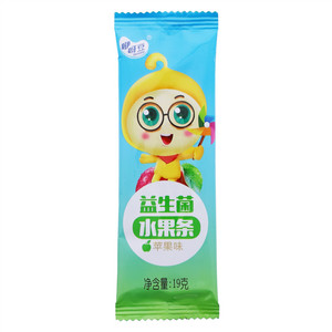 咿呀豆苹果条益生菌水果条