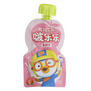 啵乐乐蜜桃味酸奶饮品