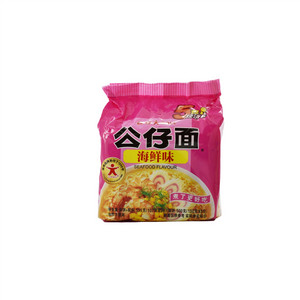公仔面-海鲜味（5包装）（油炸方便面）