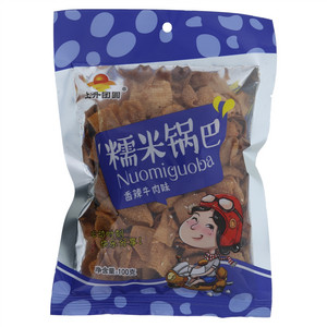 上升团圆香辣牛肉味糯米锅巴