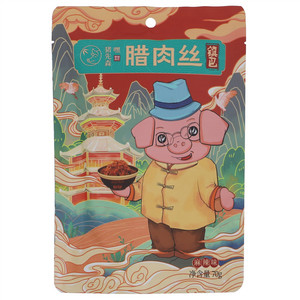 秦予嘿 猪先森麻辣味镇巴腊肉丝